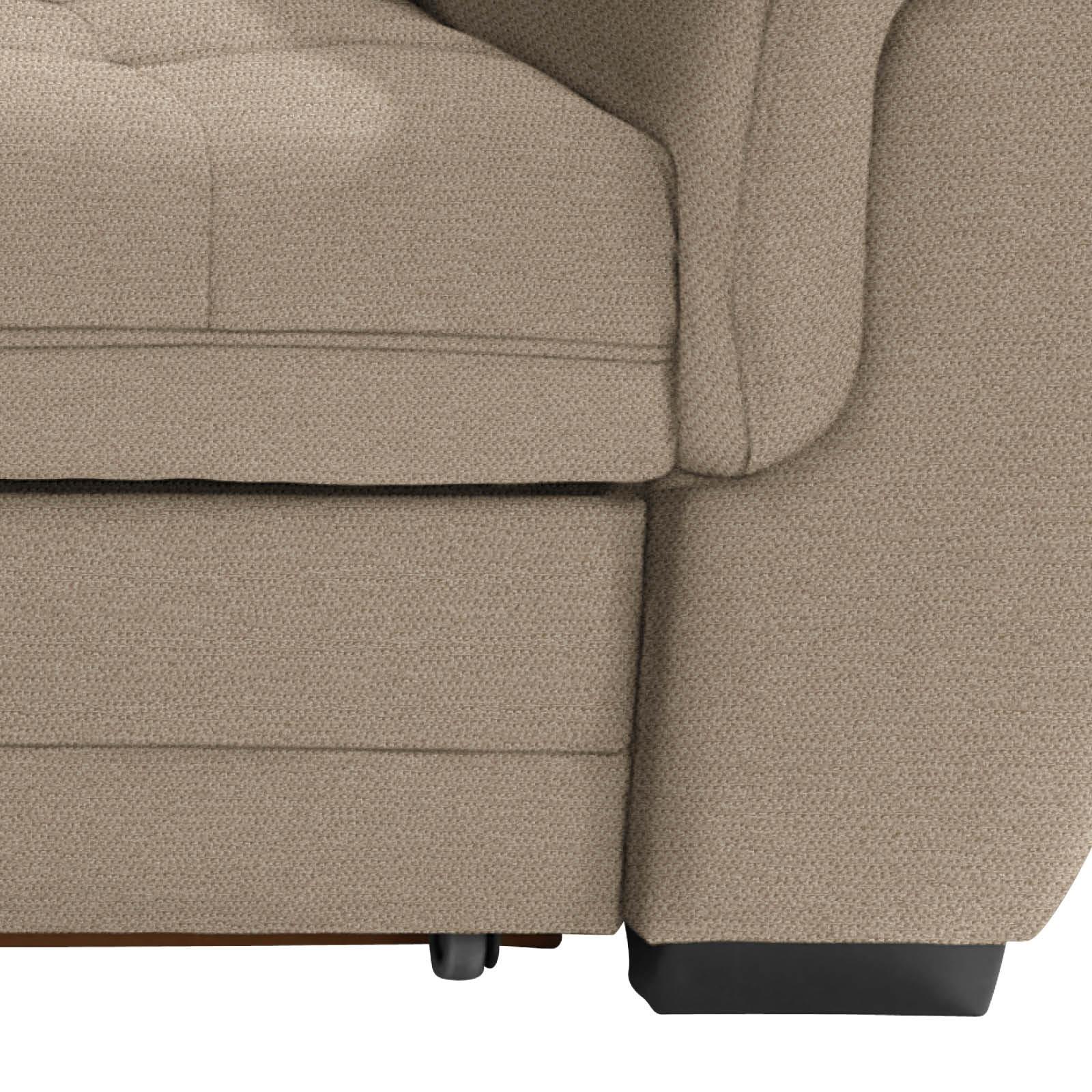 Ondega Ecksofa mit Schlaffunktion + Bettkasten Falco, Mikrofaser