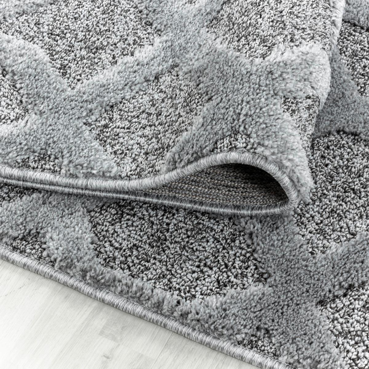 Behúň 80x250cm, sivá - sivá, Konventionell, textil (80/250cm)