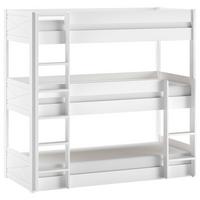 Etagenbett Scott - Weiß, MODERN, Holz (90/200cm) - MID.YOU