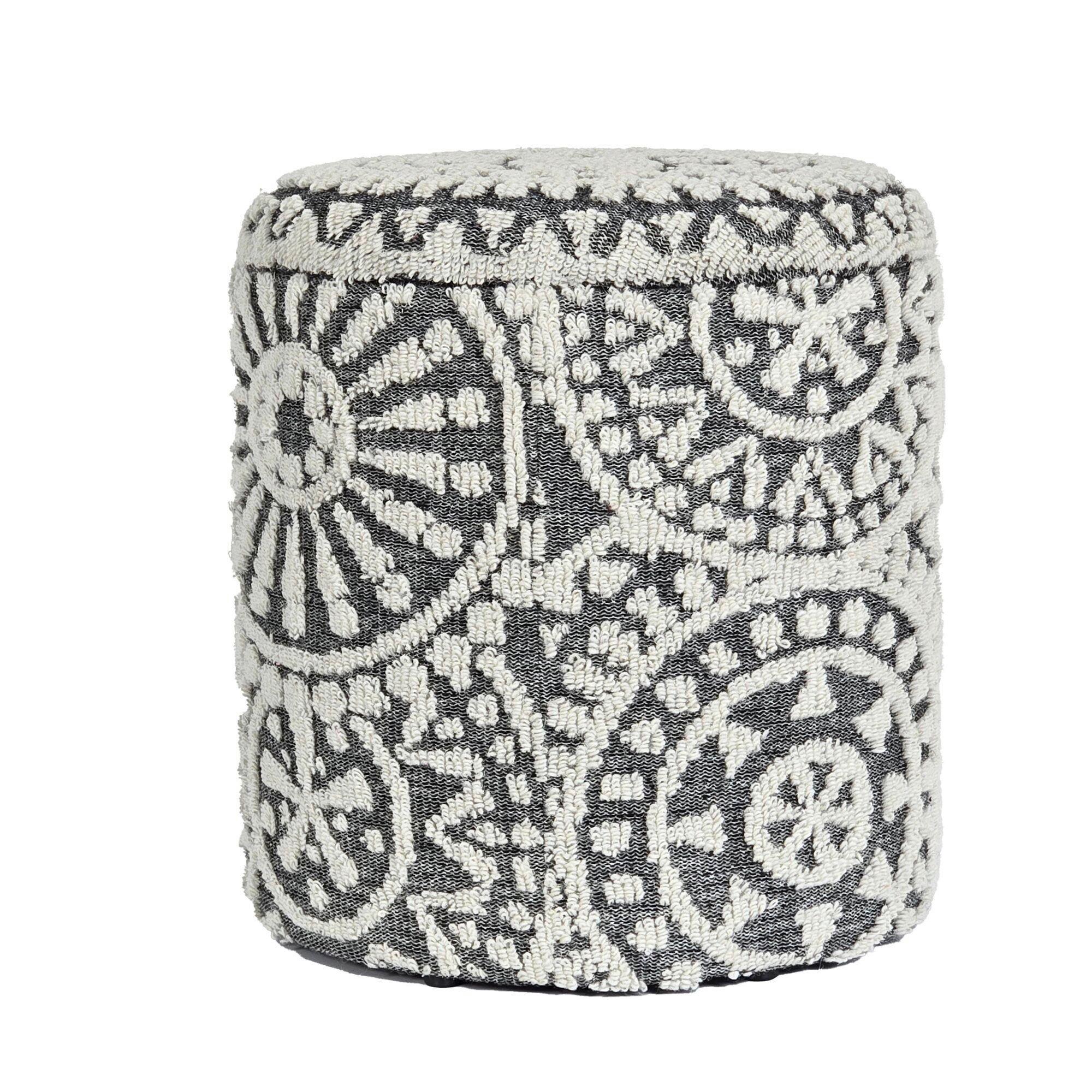 Hocker Grau B: 40cm - Grau, Design, Textil (40/45/40cm) - MID.YOU
