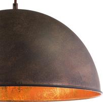 Hängeleuchte rostfarben