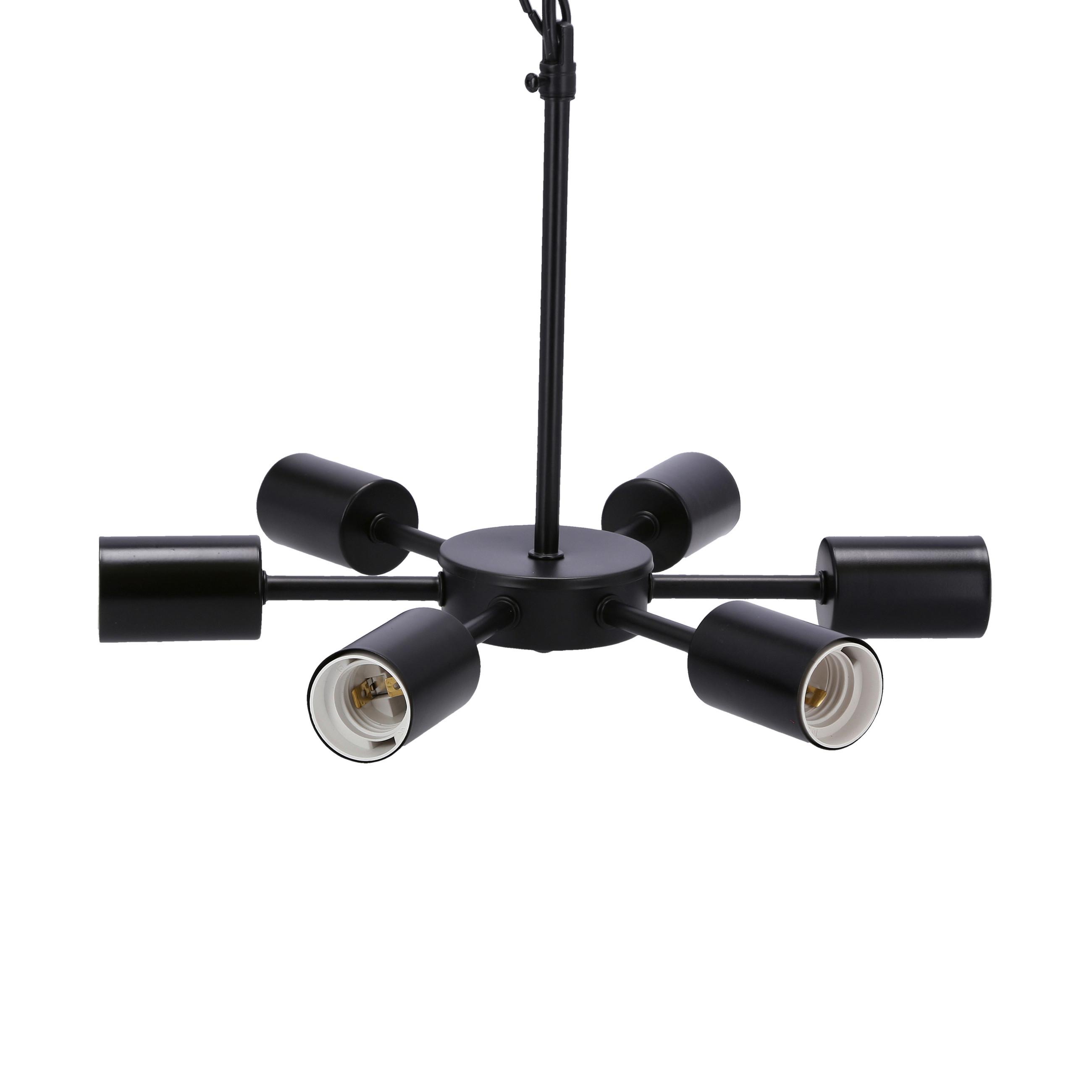 Pendelleuchte 36-09395 Sparta - Schwarz, Design, Metall (36/36/105cm)