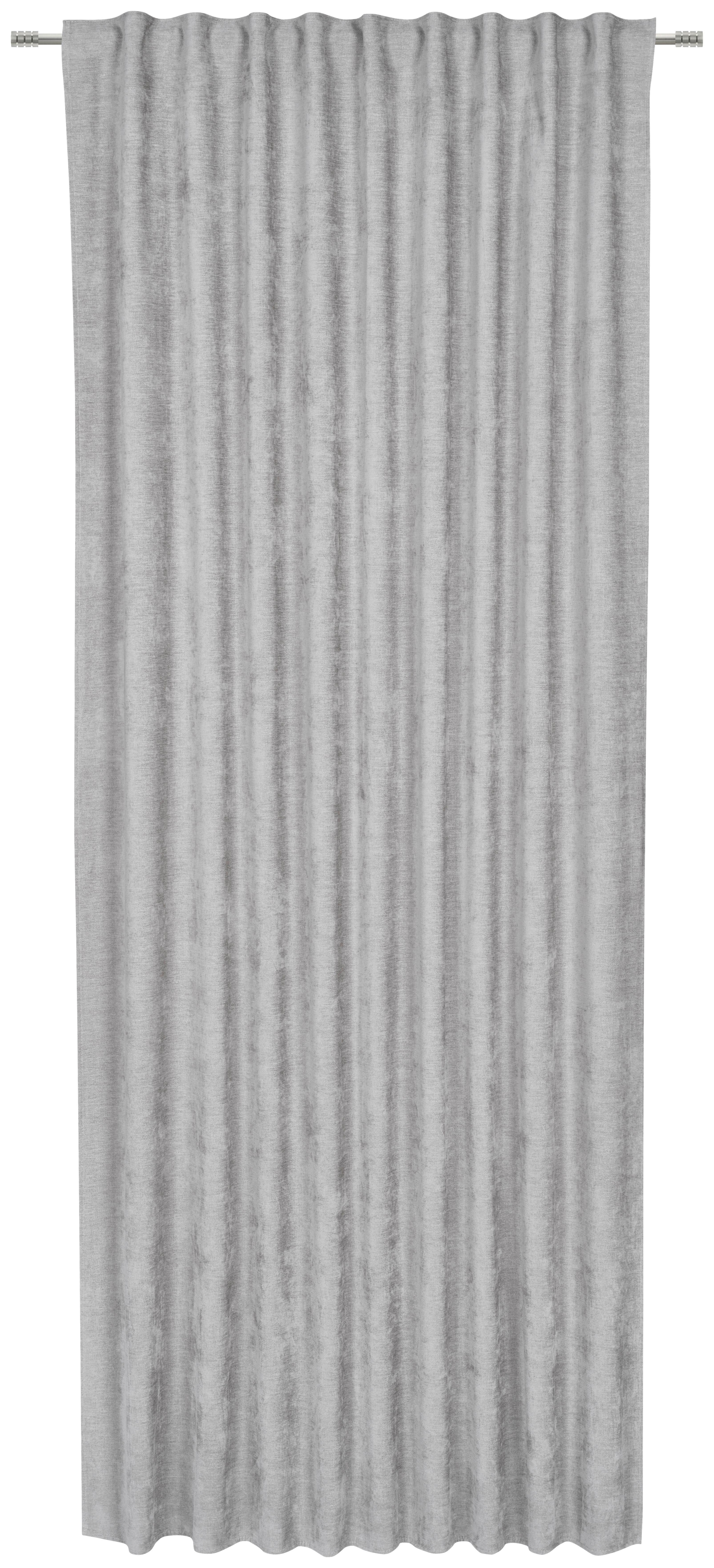 VERDUNKELUNGSVORHANG LUISA - Silberfarben, ROMANTIK / LANDHAUS, Textil (140/245cm) - James Wood