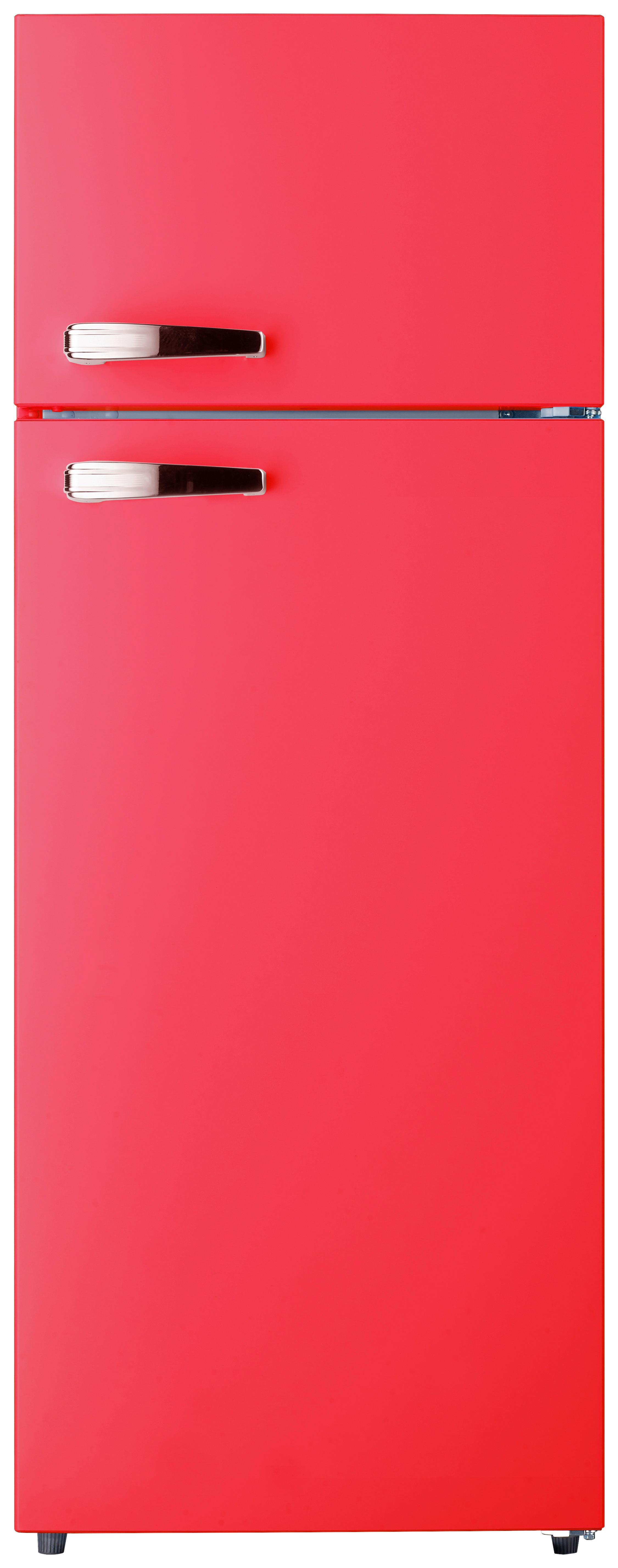 Kühl-Gefrier-Kombination Gk210-2 Fr Rot - Rot, Trend, Kunststoff/Metall (54/143/54,5cm) - PKM