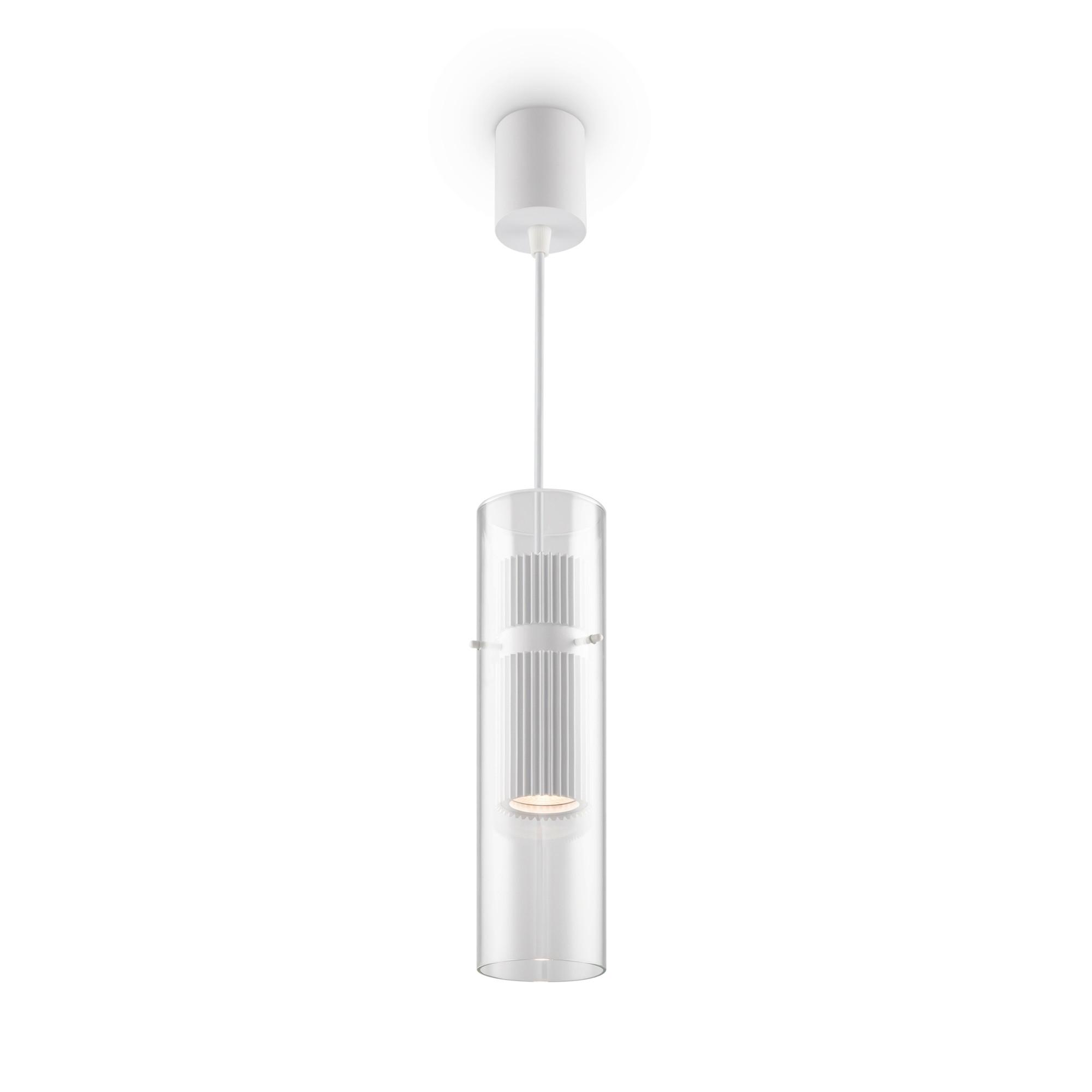 Pendelleuchte Dynamics - Transparent/Weiß, Trend, Glas/Metall (8/32cm) - MAYTONI