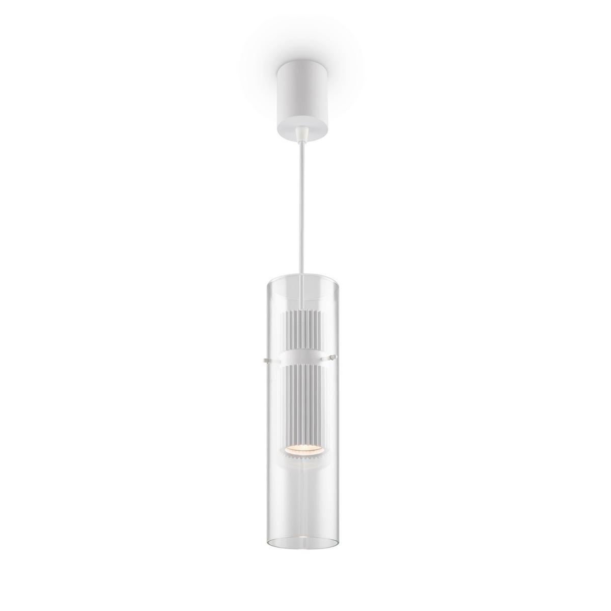 Pendelleuchte Dynamics - Transparent/Weiß, Trend, Glas/Metall (8/32cm) - MAYTONI