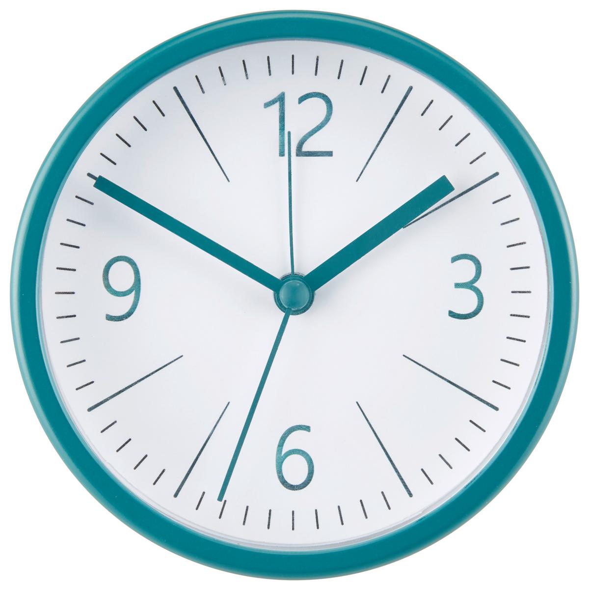 Wecker Alexian Versch. Farben, D: 11,2 cm - Blau/Pink, Basics, Glas/Papier (11,2cm) - Luca Bessoni