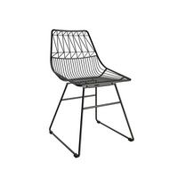 STUHL Astrid Schwarz B: 55 cm - Schwarz, Design, Metall (55/79/47cm) - MID.YOU