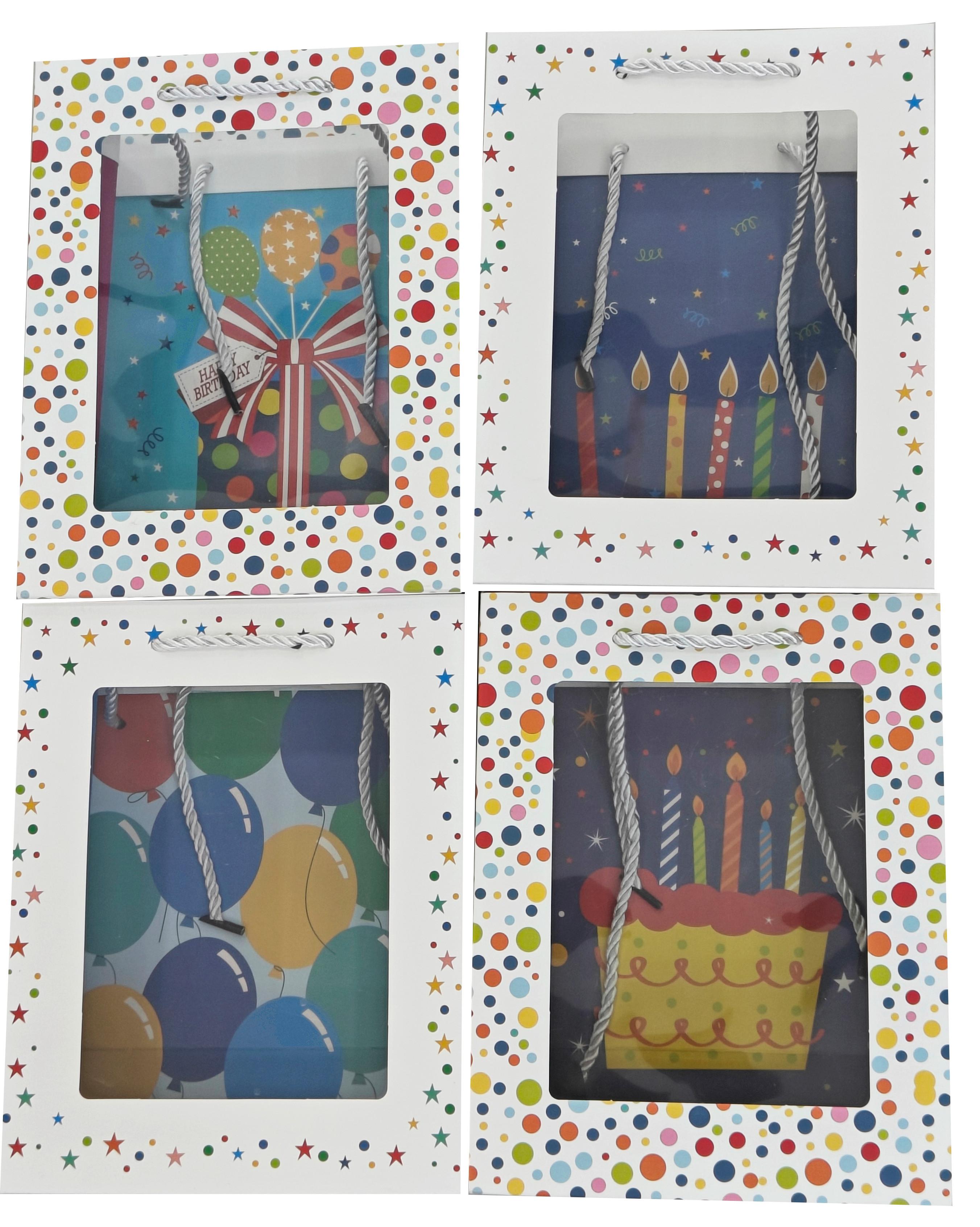 Geschenktasche Pvc Window L 12