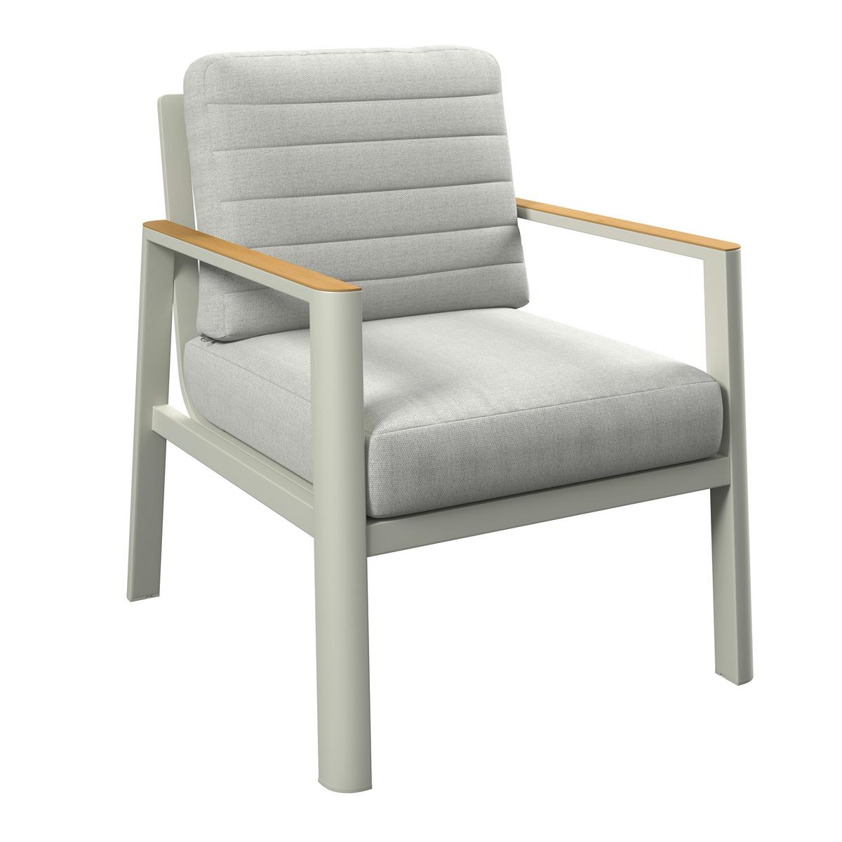 ZAHRADNÍ SADA GARDA - světle šedá/přírodní barvy, Moderní, kov/textil