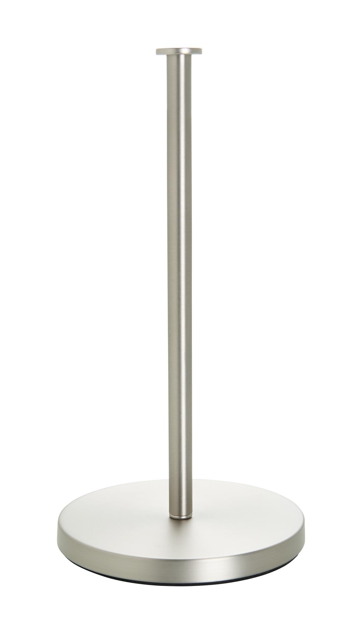 Držiak na kuchynské utierky Leif, Ø/V: 16/31cm - strieborná, Modern, kov/plast (16/31cm) - Mömax