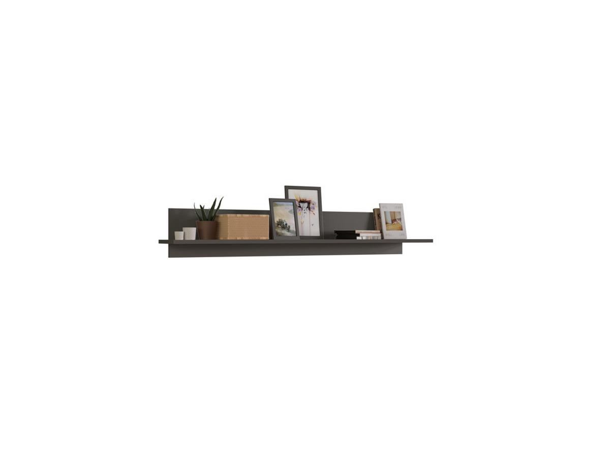 Wandboard Freno B: 22 Cm Grau Nb, Nox Oak Dekor - KONVENTIONELL, Holzwerkstoff (22/140/22cm) - MID.YOU