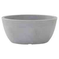 Pflanzentopf Grau D: 48 cm - Grau, Basics, Kunststoff (48/22cm) - Siena Garden