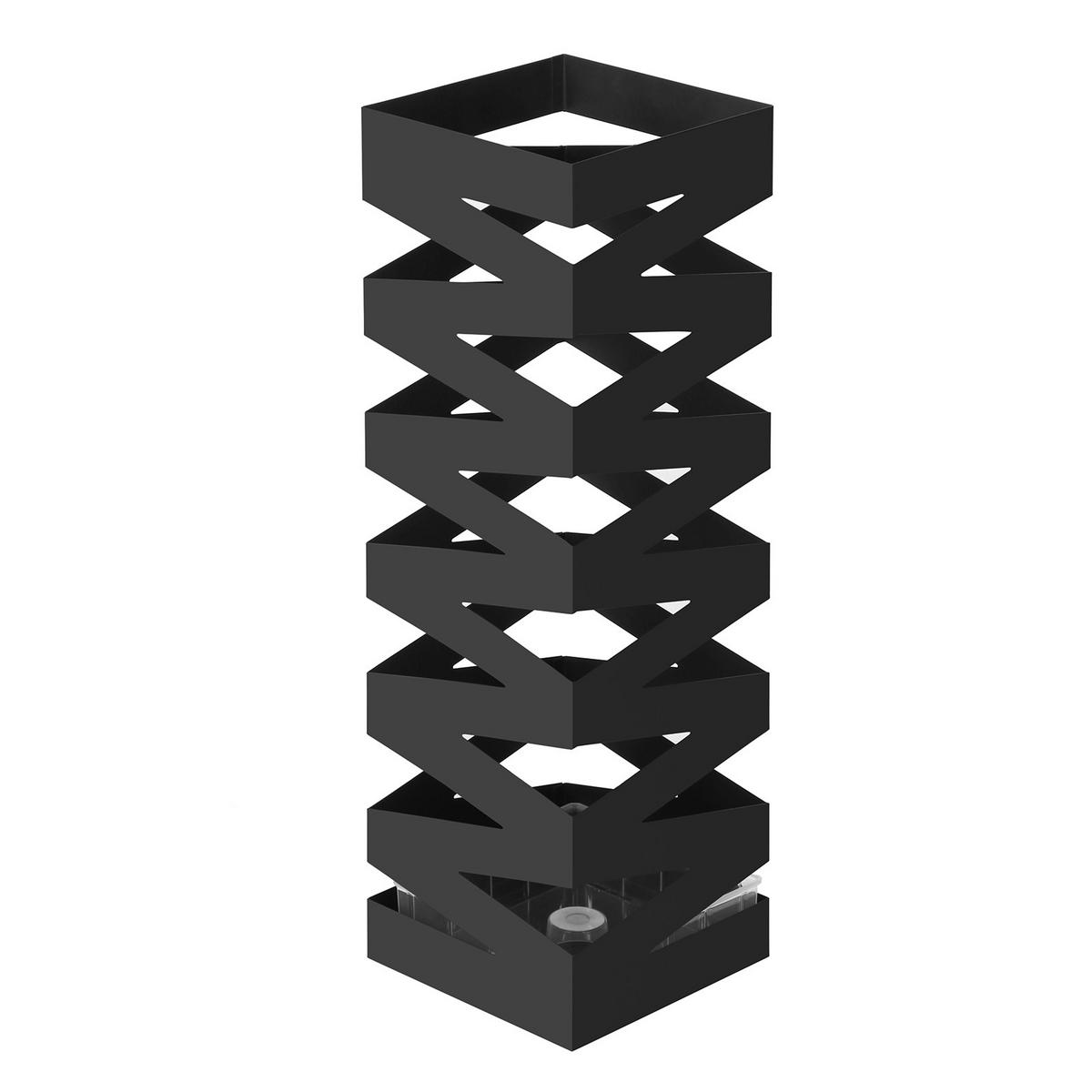 STOJAN NA DÁŽDNIKY TYP: LUC16B - čierna, Trend, kov (15.5/49/15.5cm) - Boxxx