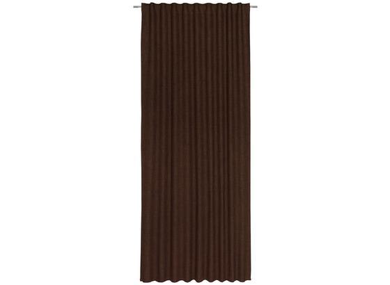 Závěs Leo -top- - hnědá, textil (135cm) - Premium Living Závěs Leo -top- - hnědá, textil (135cm) - Premium Living