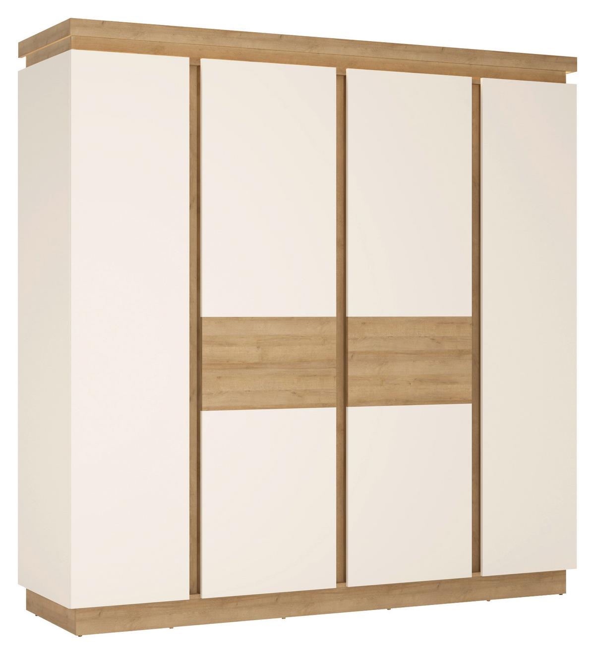 Ruhásszekrény Lyon Hell 215,7/217 Cm - Modern, faalapú anyag (215,7/217/60cm)