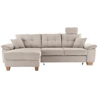 Ecksofa Brizzini, Beige S: 176x270 Cm - Beige/Naturfarben, MODERN, Textil (176/270cm) - Livetastic