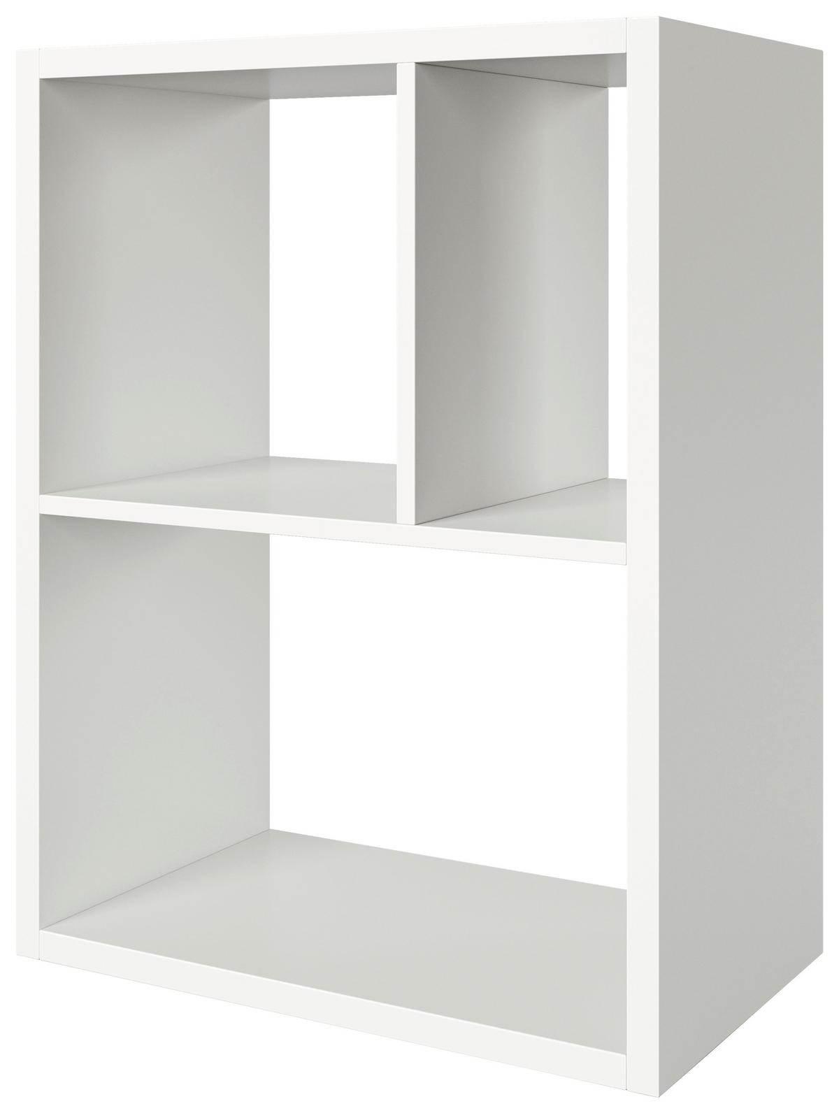 Regal Fortuna - Weiß, Basics, Holzwerkstoff (75/58/34cm) - MID.YOU