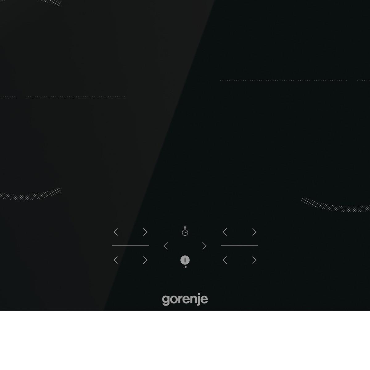 Induktionskochfeld Autark Gi6401bsc Schwarz - Schwarz, Basics, Glas (59,5/5,4/52cm) - Gorenje