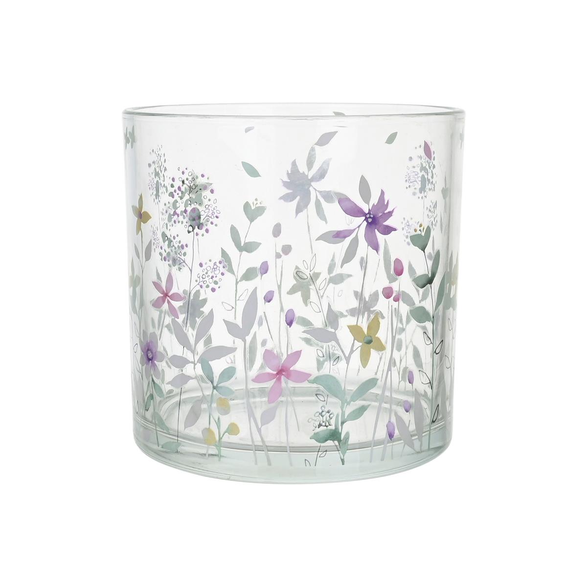 Kerzenhalter Viola - Multicolor, KONVENTIONELL, Glas (15/15cm) - Luca Bessoni