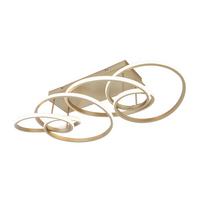 STROPNÉ LED SVIETIDLO JULI - cappuccino, Modern, kov/plast (70/40/25cm) - Premium Living