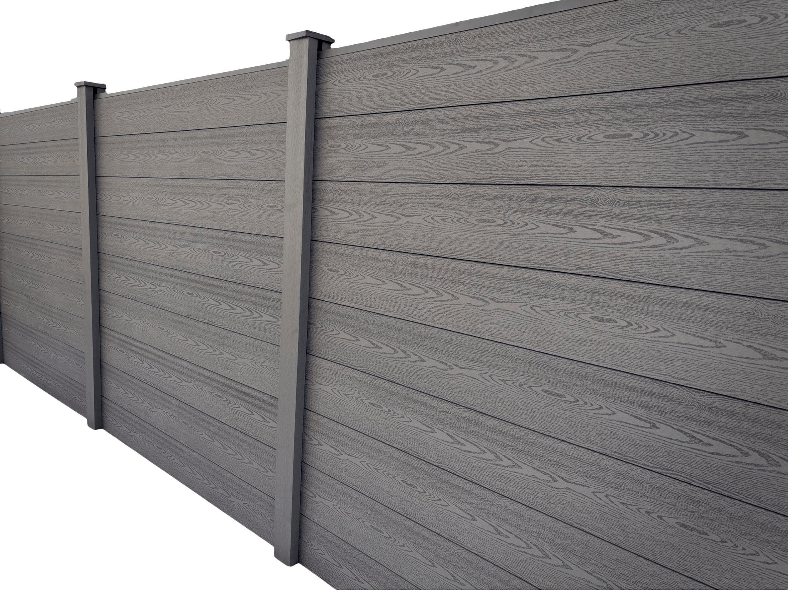 Sichtschutz Anthrazit - Anthrazit, Basics, Kunststoff (960/10/170cm) - Prestige Home