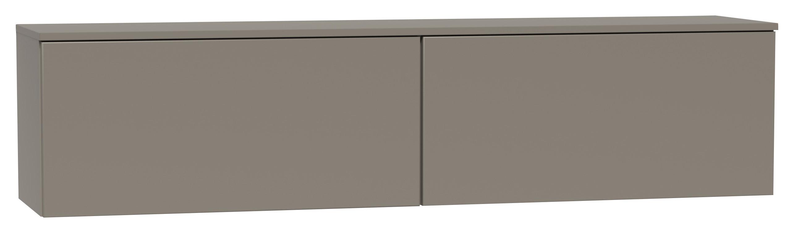 TV-Element Las Vegas Taupegrau B: 160 cm - Sandfarben/Taupe, MODERN, Holzwerkstoff (160/36/37cm) - Vertico