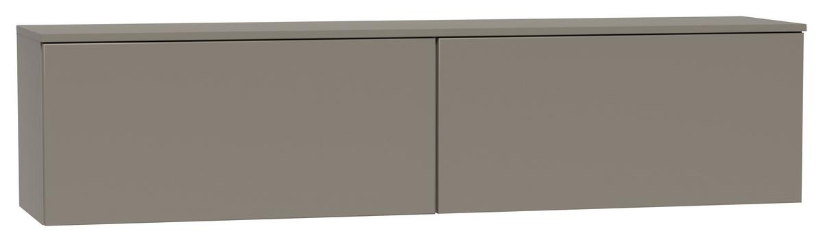 TV-Element Las Vegas Taupegrau B: 160 cm - Sandfarben/Taupe, MODERN, Holzwerkstoff (160/36/37cm) - Vertico