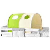 Tunnelset Grün/beige B: 100 Cm Mit Gestänge - Beige/Grün, KONVENTIONELL, Textil/Metall (100/73/87cm) - MID.YOU