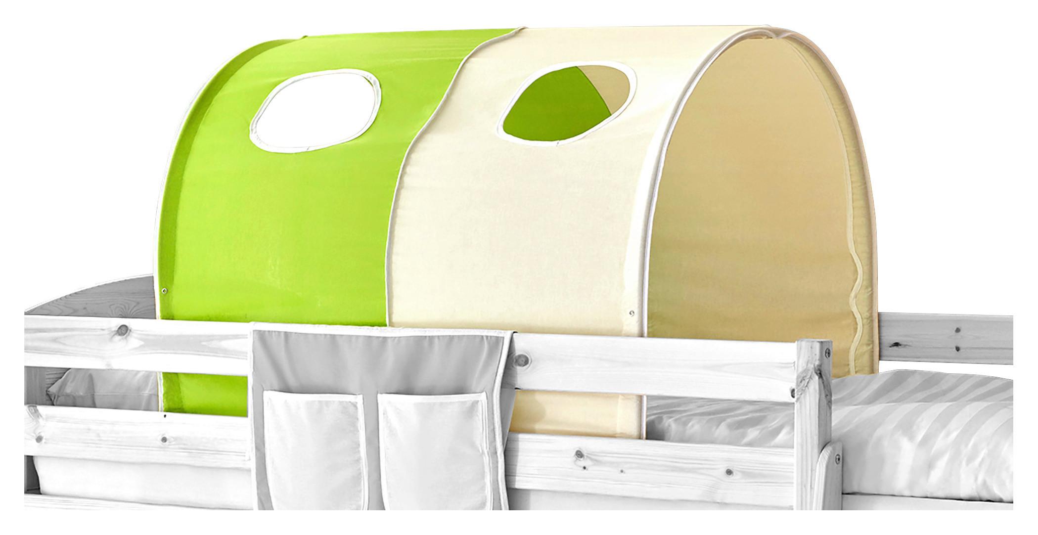 Tunnelset Grün/beige B: 100 Cm Mit Gestänge