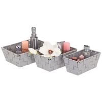 Tárolókosár Gesa - szürke, Konventionell, műanyag/fém - Best Price