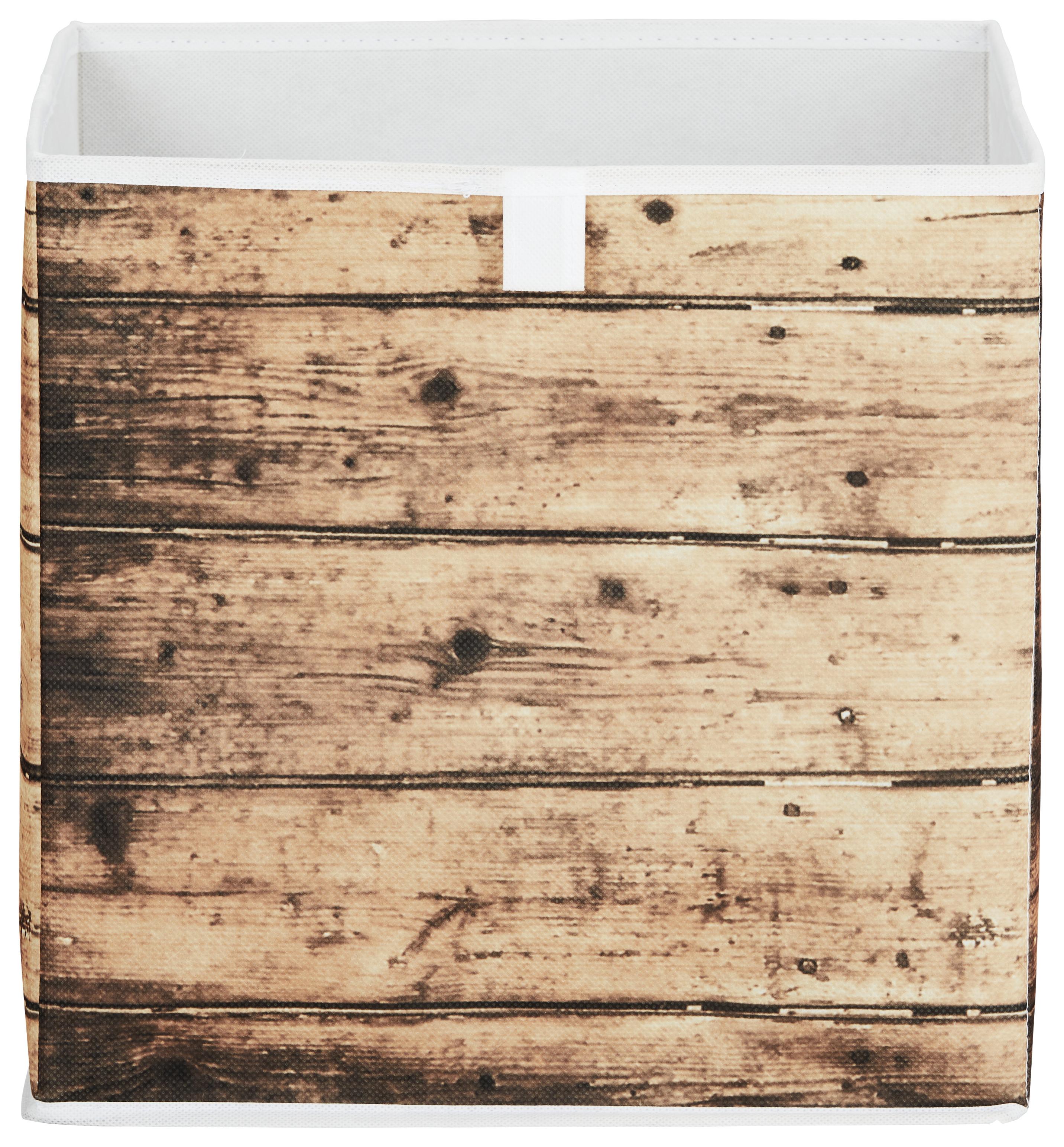 Úložný Box Poppi 4 1+1 Zdarma (1*kus=2 Produkty) - prírodné farby, Moderný, kartón/textil (32/32/32cm) - Modern Living