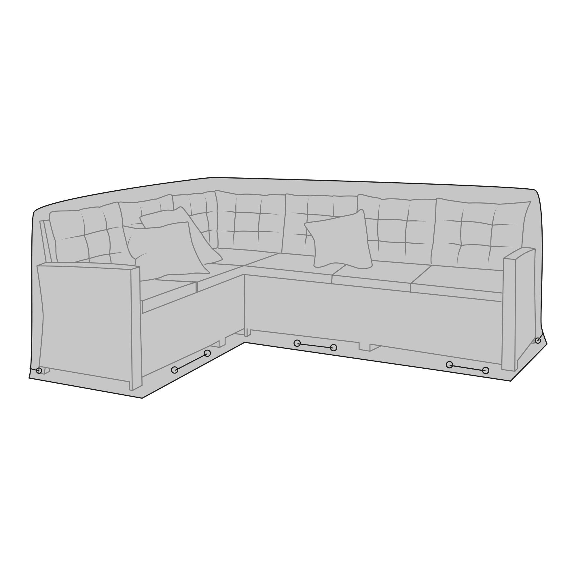 Schutzhülle Luxury Schwarz B: 100 Cm - Schwarz, MODERN, Kunststoff (100/65/90/195/252cm) - MID.YOU