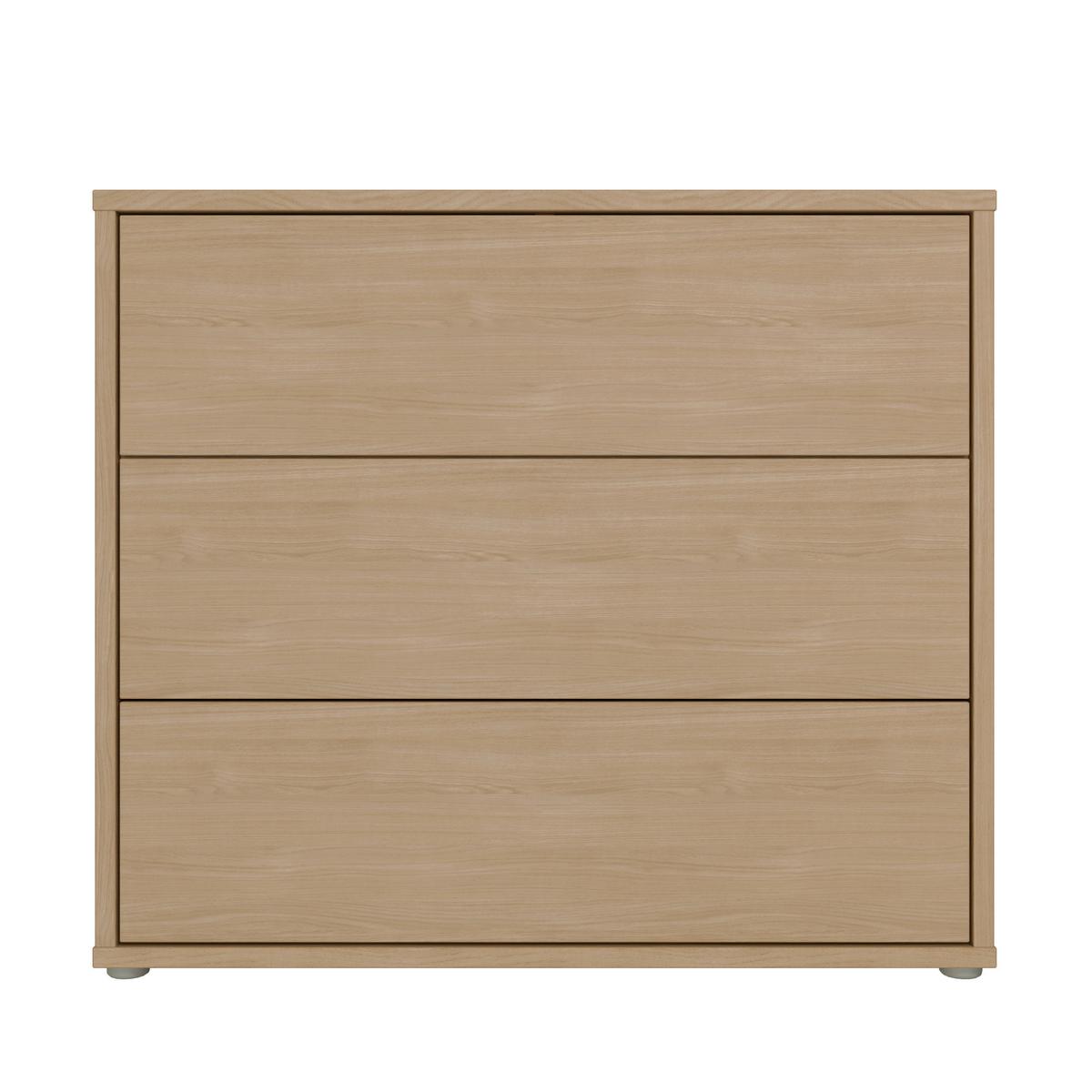 Komoda farba dub Elegancia - farba duba, Modern, kompozitné drevo (94,8/83,1/41,5cm)