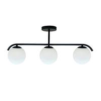 Deckenleuchte 33-35417 Amadeo - Schwarz/Weiß, KONVENTIONELL, Metall (69,5/15/29cm)