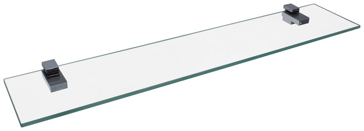 Glasablage Bath 2 B: 60 Cm, Transparent - Transparent, Basics, Glas (60/12cm) - MID.YOU