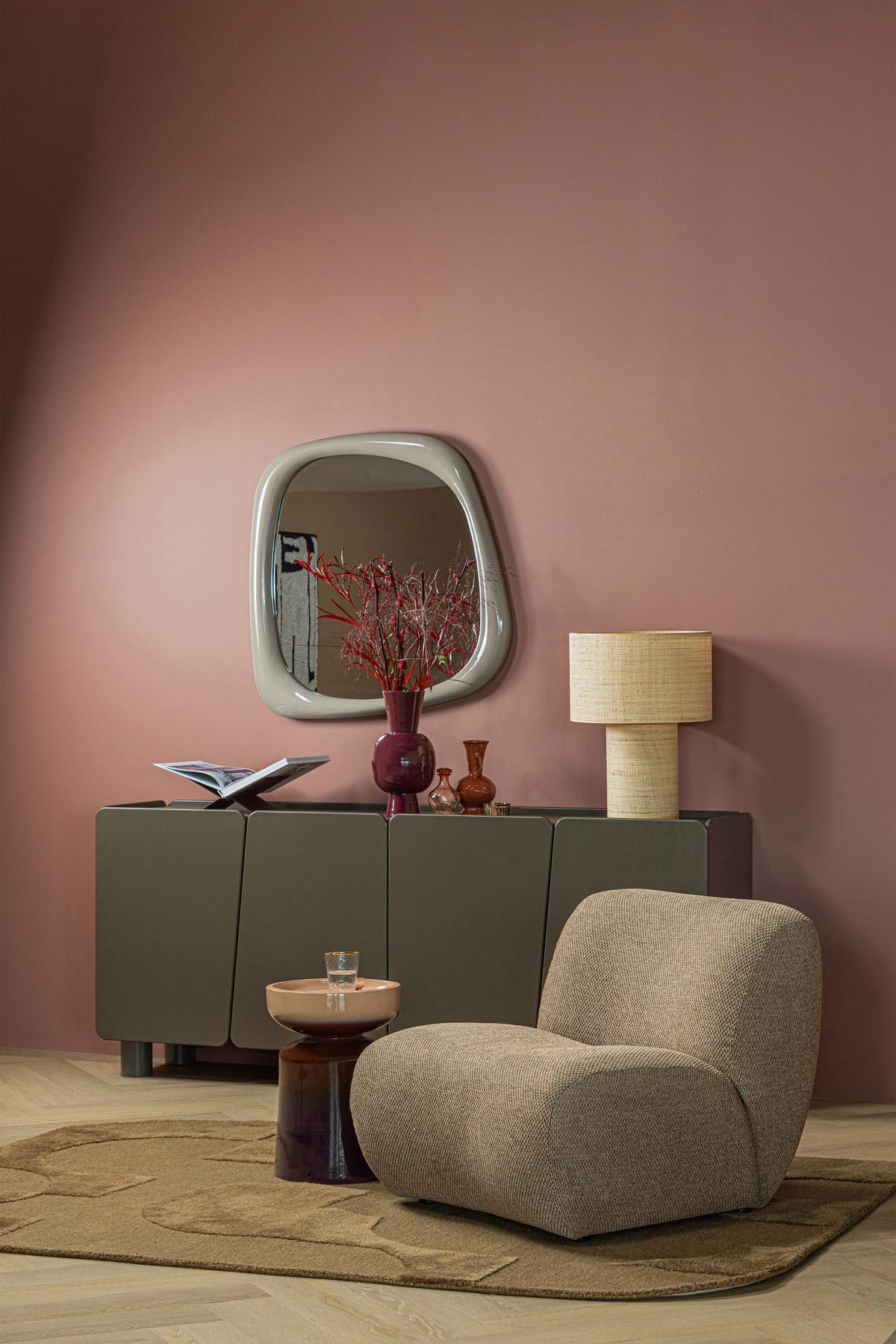 SESSEL Nomu Hellbraun B: 76cm - Hellbraun, MODERN, Textil (76/74/92cm) - Livetastic