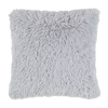Dekoračný vankúš Fluffy, 45/45cm, strieborná - strieborná, Romantik / Landhaus, textil (45/45cm) - Modern Living