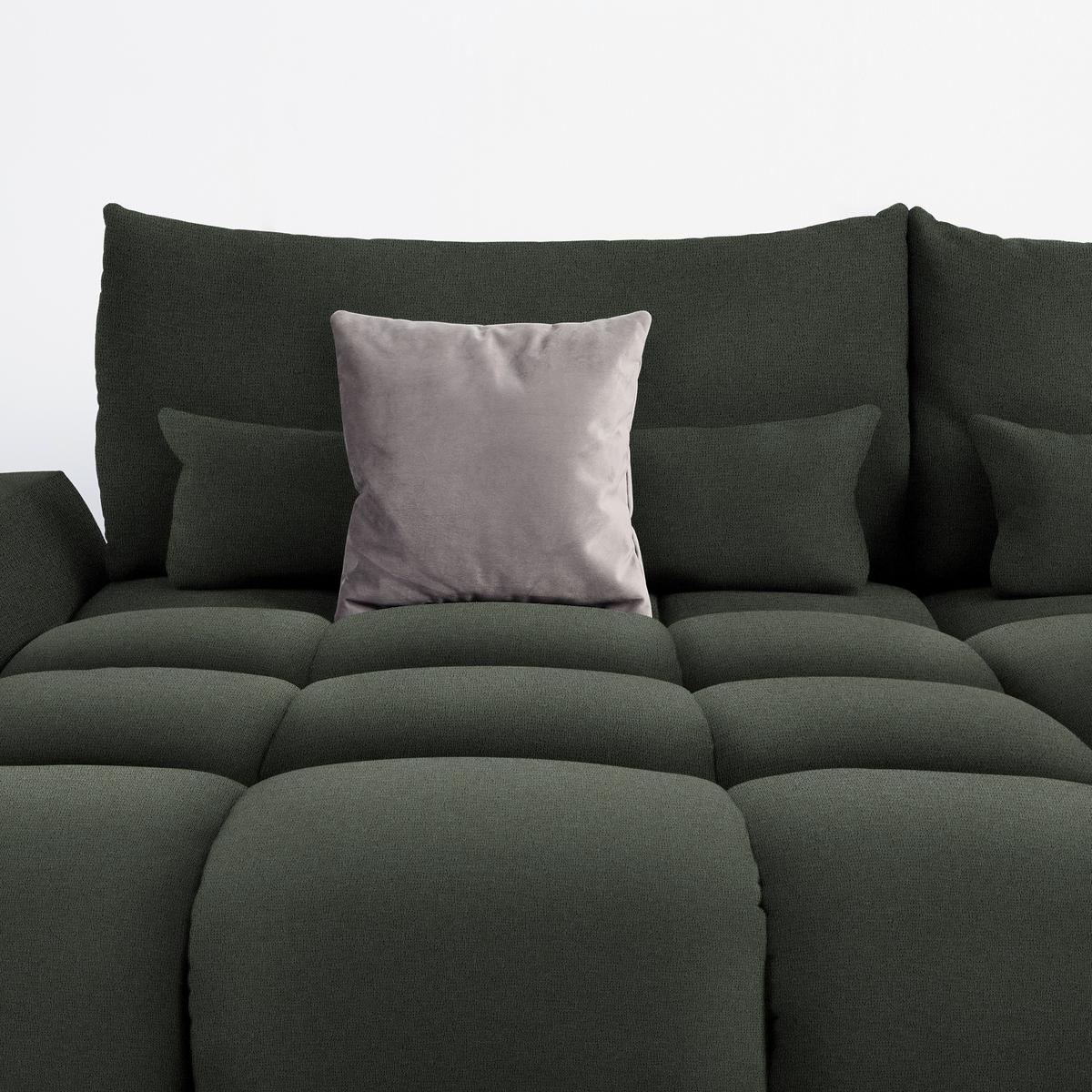 Rohová sedačka WAIKIKI, oboustranná, zelená/šedá - šedá/zelená, Konvenční, textil/plast (337/69/228cm) - Mömax