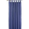 Vorhang mit Schlaufen und Band Curl 140x255 cm Multicolor - Blau/Champagner, KONVENTIONELL, Textil (140/255cm) - Ondega