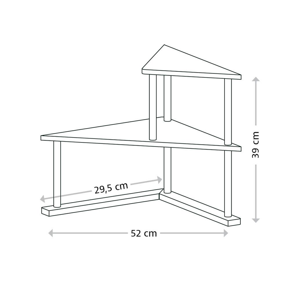 Kücheneckregal Bambus, BxHxT: 52x39x29,5 cm - Hellbraun, Basics, Holz (52/39/29,5cm) - Kesper