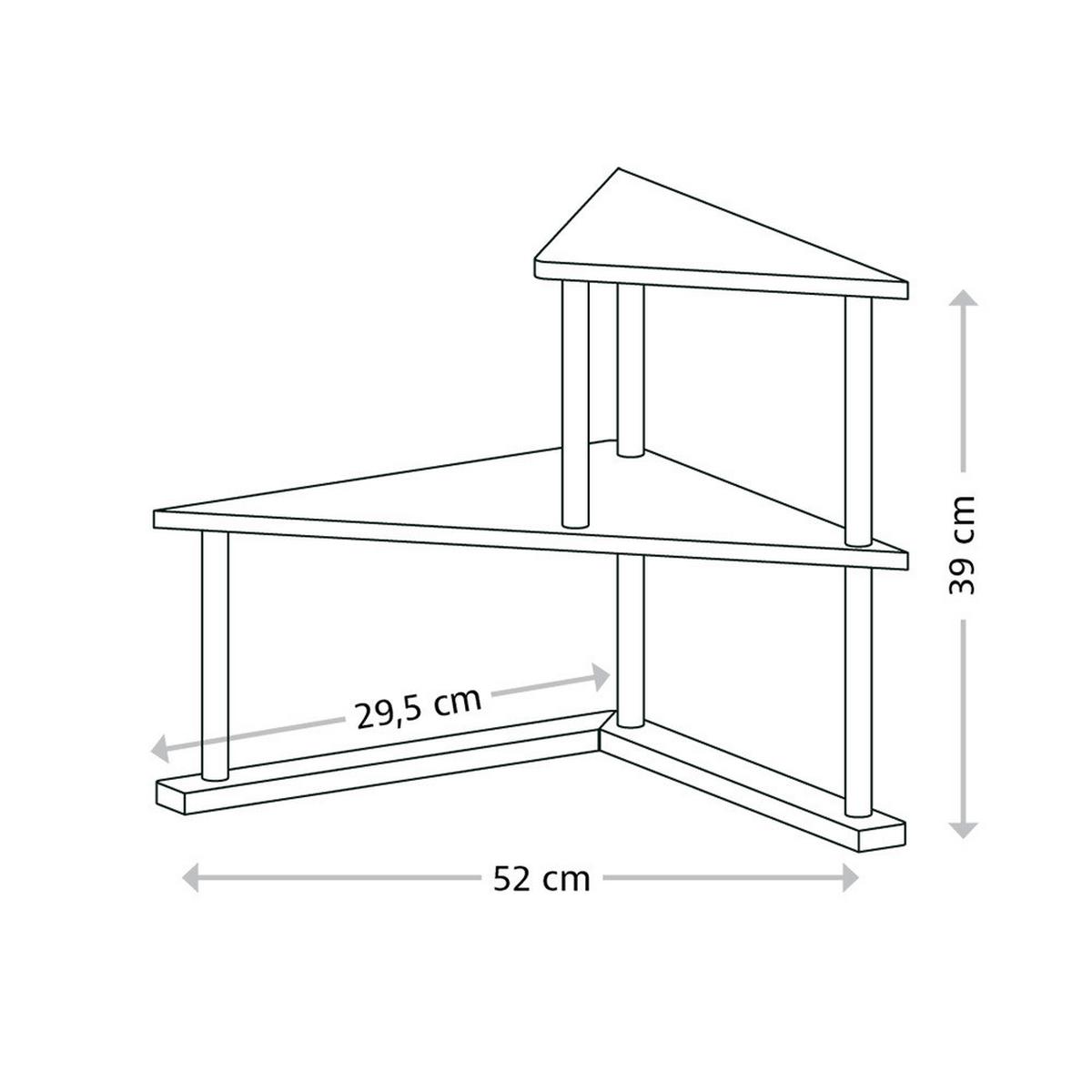 Kücheneckregal Bambus, Bxhxt: 52x39x29,5 Cm - Hellbraun, Basics, Holz (52/39/29,5cm) - Kesper