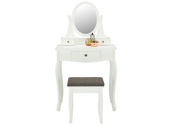 Kozmetický Stolík Claire - sivá/biela, Moderný, drevo/kompozitné drevo (70/38/127/28/38/44cm) - Modern Living Kozmetický Stolík Claire - sivá/biela, Moderný, drevo/kompozitné drevo (70/38/127/28/38/44cm) - Modern Living