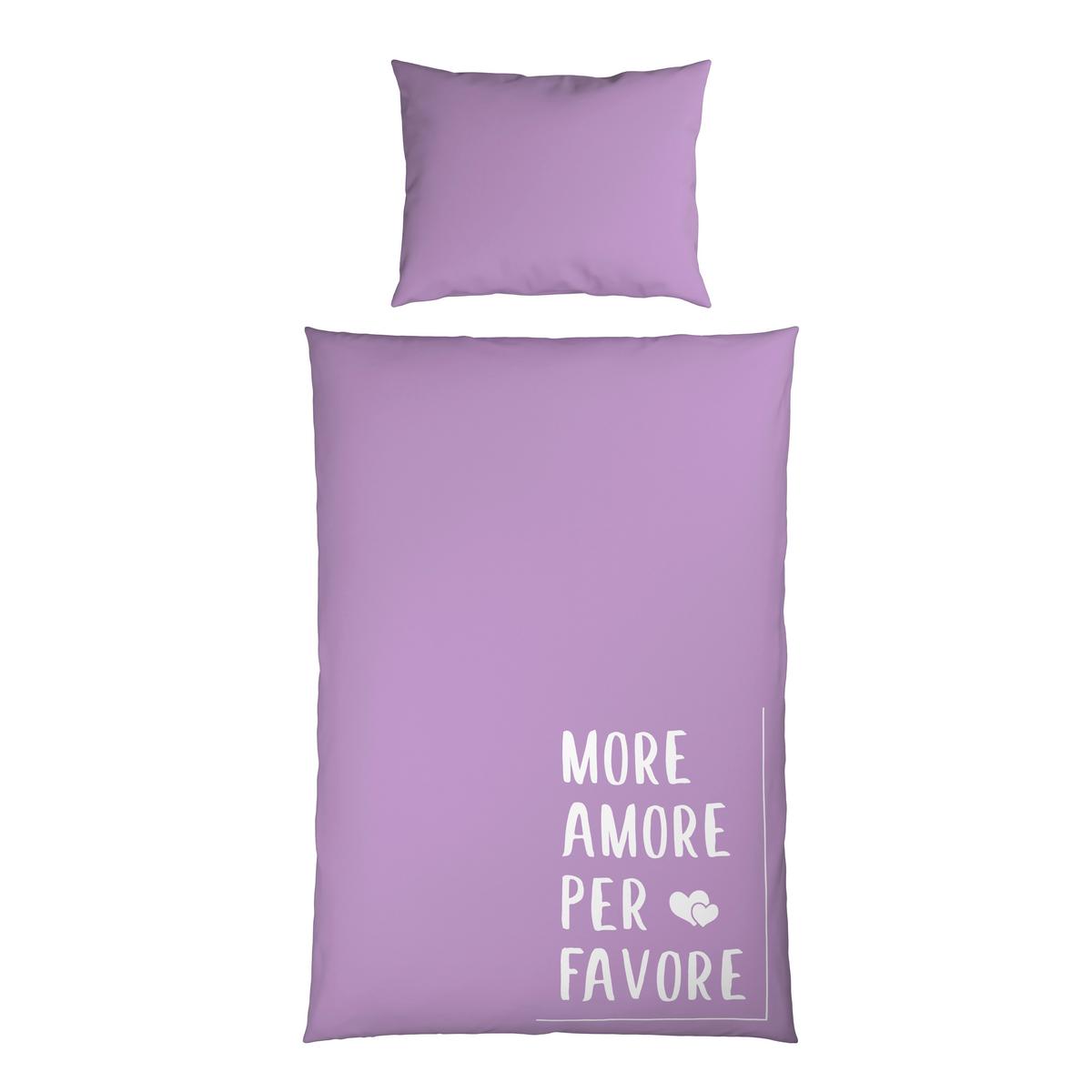 POSTEĽNÁ BIELIZEŇ MORE AMORE - orgovánová, textil (140/200cm) - Mömax