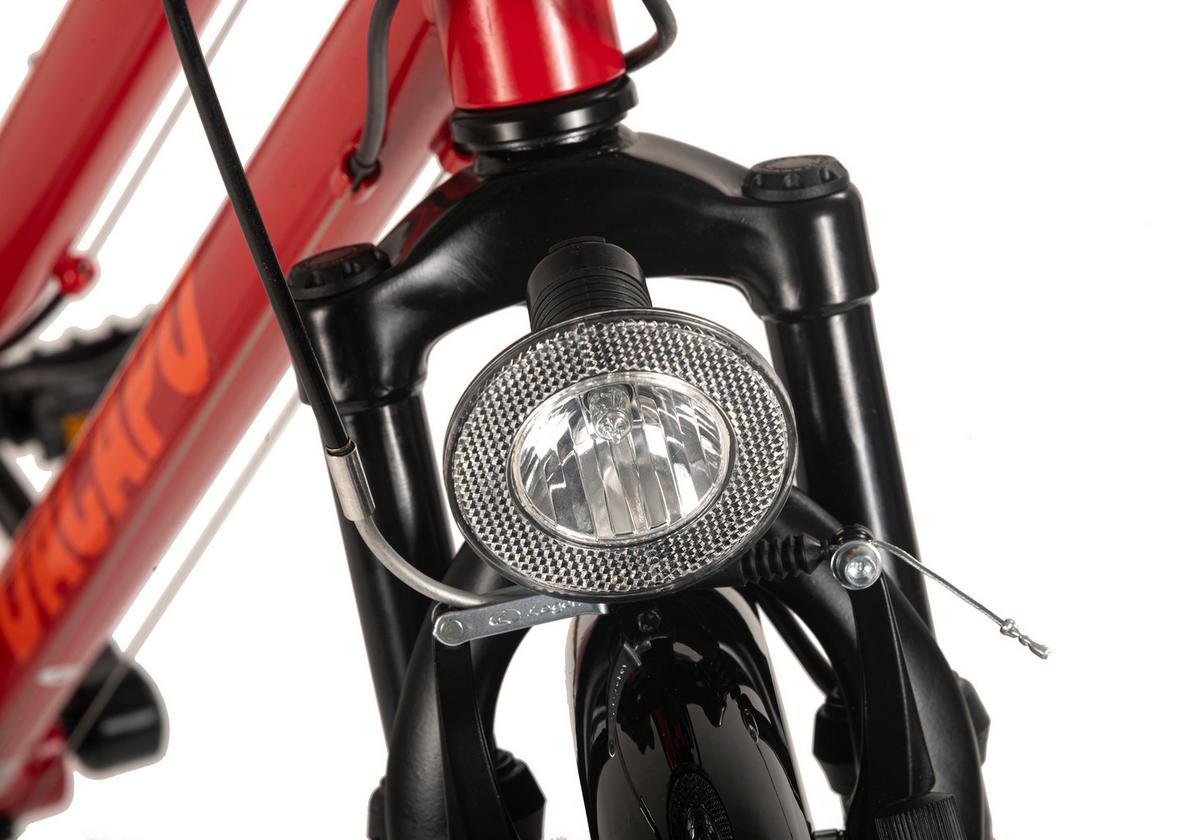 Trekkingrad 401t Flachlenker - Rot, Basics, Metall (25/140/60cm)