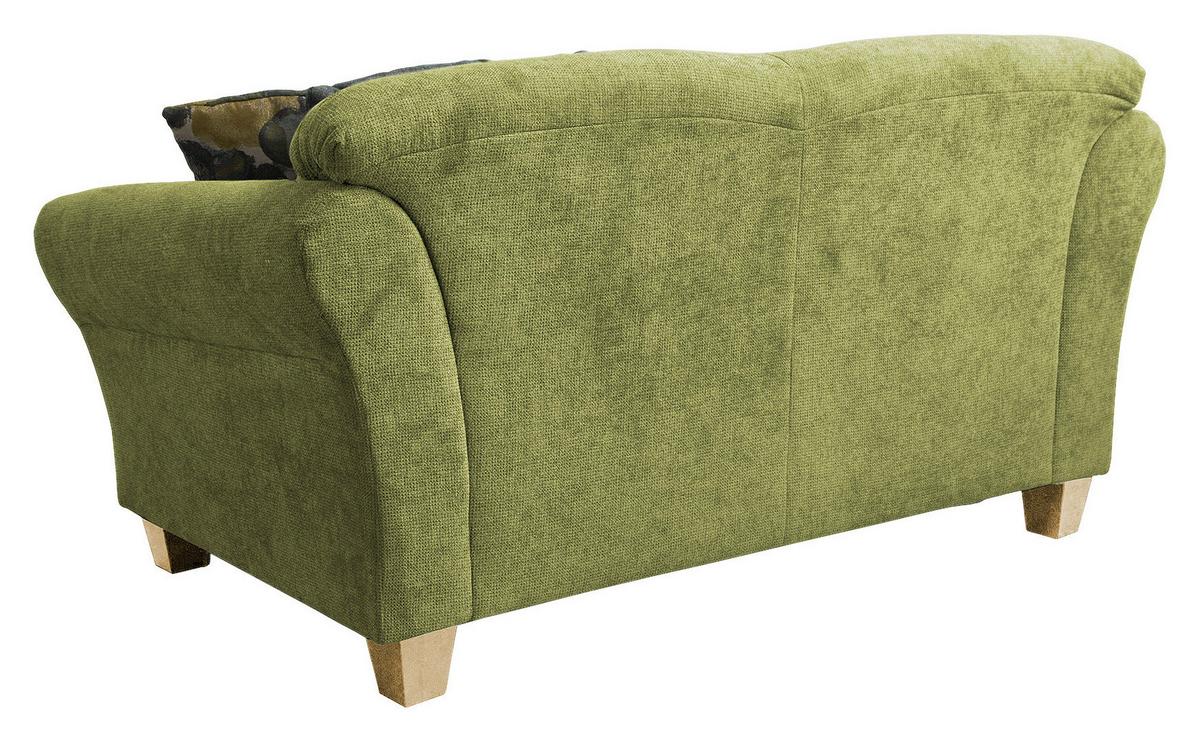 2-Sitzer-Sofa Gotland grün Rücken echt, 163x84x89 cm - Naturfarben/Grün, KONVENTIONELL, Textil (163/84/89cm) - Sit & More