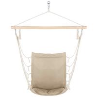 ZÁVESNÉ KRESLO Relax, 100/47cm, béžová - prírodná farba/béžová, drevo/textil (100/47cm) - Modern Living