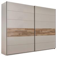 SKRIŇA S POS. DVER. – HOR.VED CADORE - šampanská/farba duba, Modern, kov/kompozitné drevo (270/210/60cm) - MID.YOU