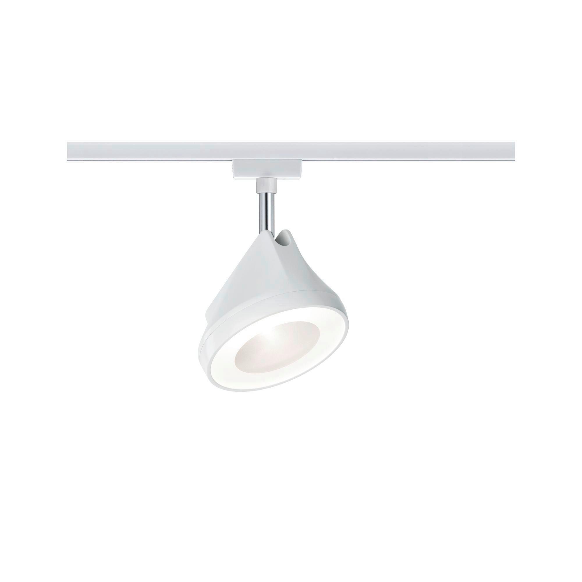Schienensystem Urail Strahler 95447 in Weiß, rund - Weiß, Basics, Metall (12,3/19,1cm) - Paulmann