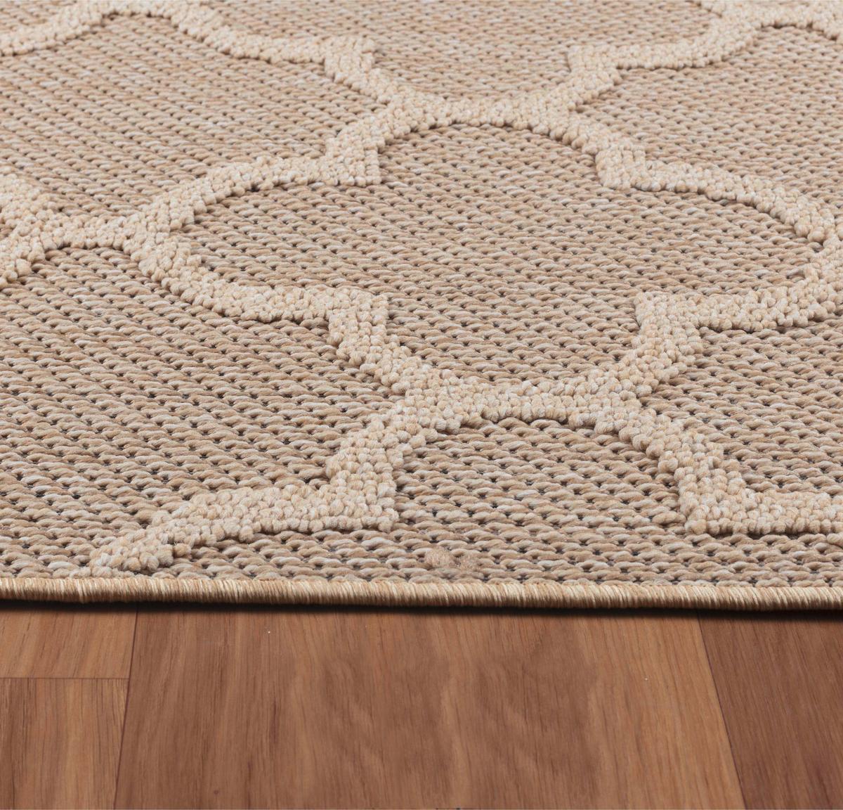 Outdoorteppich Patara - Beige, Design, Textil (240/340cm) - Novel
